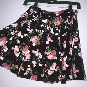 Floral skater skirt